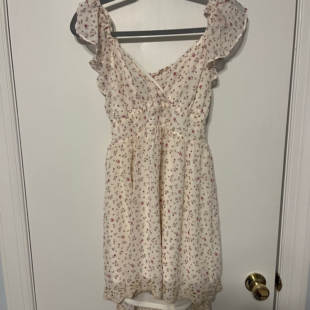 Altar'd State Pipa Floral Mini Dress